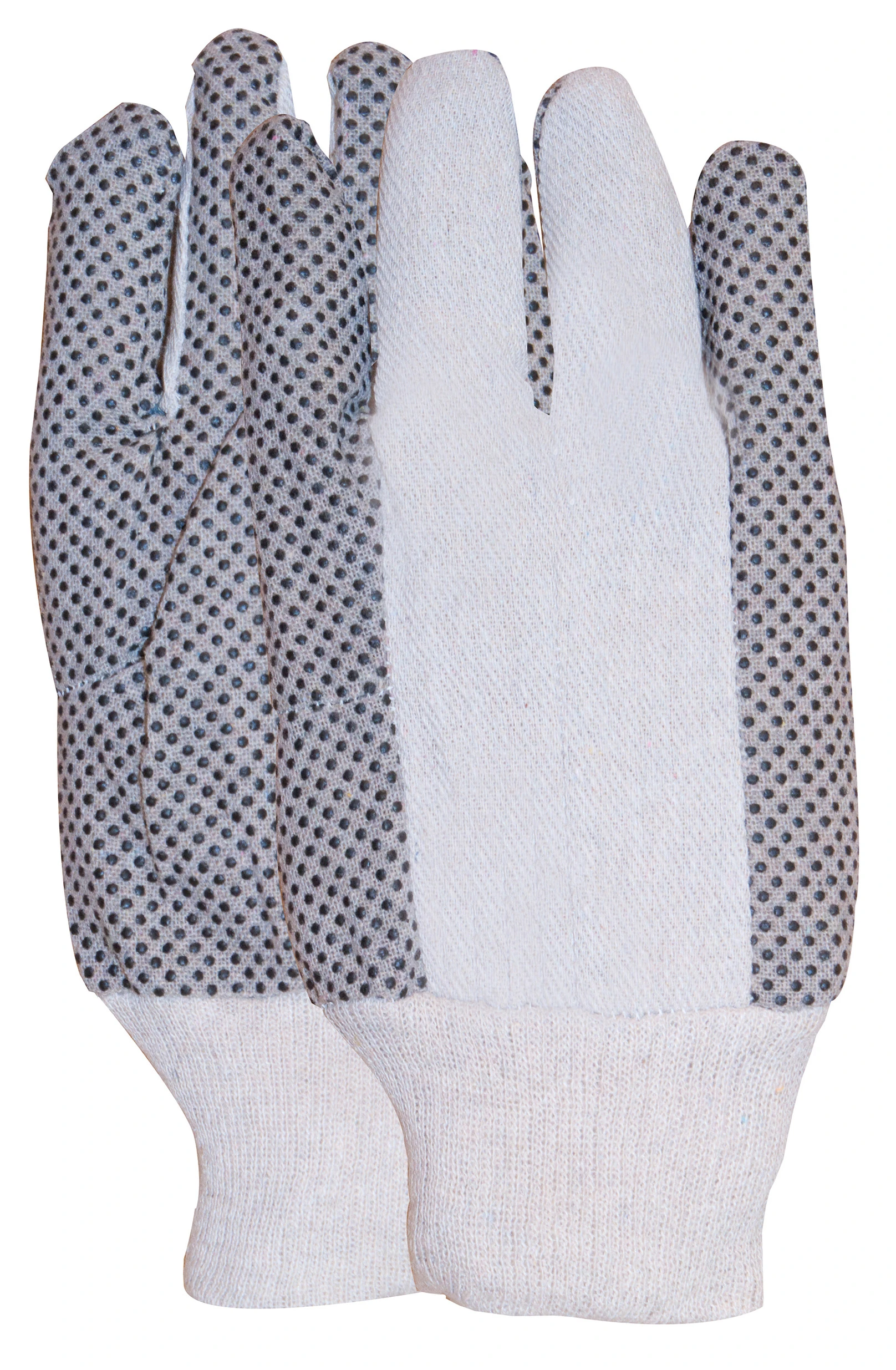 Handschoenen Wit Keperdoek met Nop ( Polkadot )